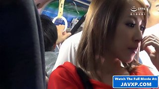 Amazing Asian Milf On The Bus